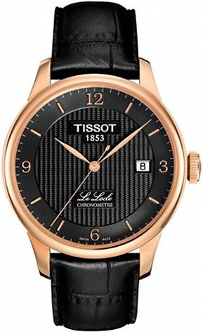 Tissot Armbanduhr Automatik, Edelstahl, Leder, Schwarz, Herren - Bild 1