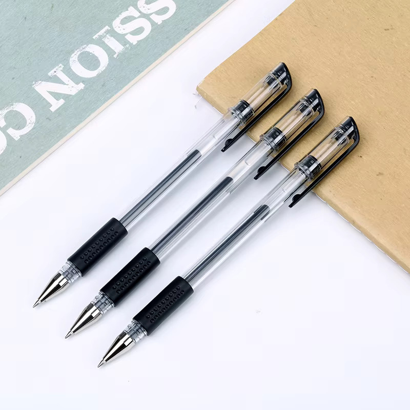 Gel-Rollerball-Stift-Set mit 0,5 mm Spitze in Schwarz, Blau und Rot für Schule und Büro - Bild 4