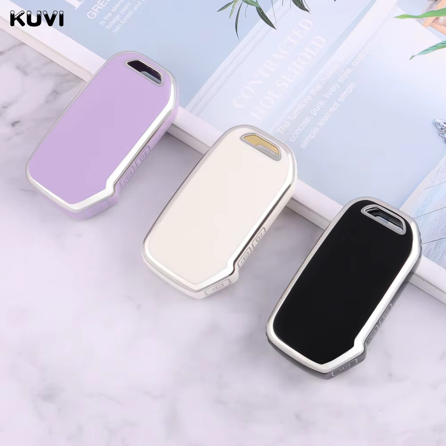 Kuvi TPU Smart Key Case Cover für Kia Sportage R GT Stinger Sorento Ceed Cerato Forte Niro Soul Telluride - Bild 3