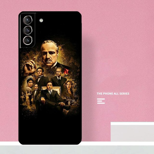 Handyhülle Der Pate Film Italienische Mafia für Samsung Galaxy S24 S26 Ultra S25 S23 S22 S21 S20 Plus S10 FE in Schwarz - Bild 1
