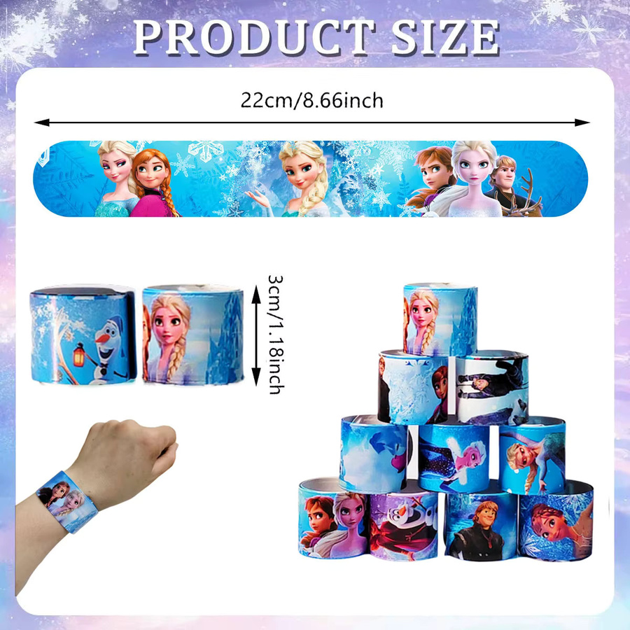 TOPTOY Slap-Armbänder Set, Die Eiskönigin, Marvel, Bunt, Kunststoff - Bild 2