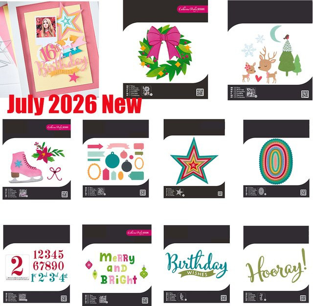 Fancy Ovals Framelits Stanzformen-Set in Grün für Scrapbooking, Grußkarten und DIY-Alben - Bild 1