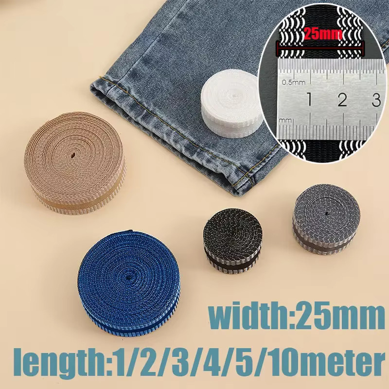 Selbstklebendes Klebeband für Hosensaum und Bekleidung in Blau, doppelseitig zum Bügeln für DIY und Näharbeiten - Bild 3