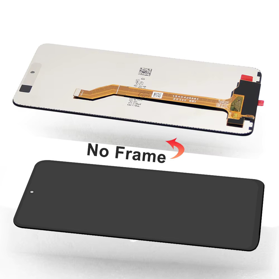 Honor X9 5G und X9 4G Ersatz-LCD-Bildschirm mit Touchscreen Digitalisierer Baugruppe und Rahmen, Farbe: Schwarz, 6.81 Zoll - Bild 2