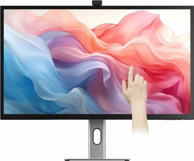 ALOGIC 32C4KPDWT 4K Ultra HD Touchscreen Monitor 81,3 cm mit USB-C in Schwarz und Silber - Bild 1