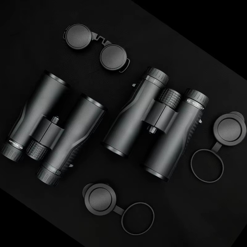 Shuntu Fernglas mit 8x42 oder 10x42 ED-Objektiv, IPX7 wasserdicht, Bak4-Prisma, Farbe: Schwarz - Bild 3