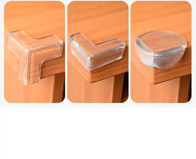 XUNYI Kinder-Sicherheits-Silikon-Tischkantenschutz, transparente Anti-Kollisions-Eckschützer im Multipack - Bild 1