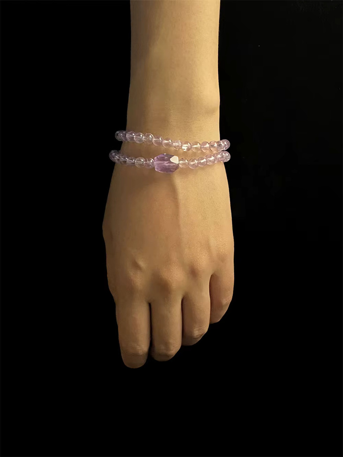 Votum Kristallarmband, Lavendel-Amethyst, Perlen, Damen - Bild 2