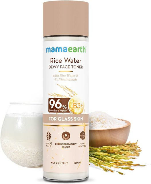 Mamaearth Reiswasser Gesichtswasser, 150 ml, Normale Haut - Bild 1