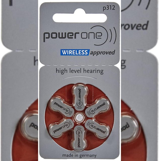 Power One Hörgerätebatterie P312, 60 Stück - Bild 1