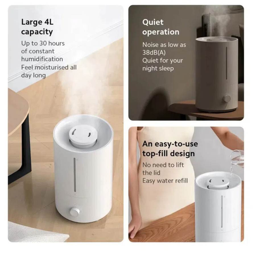 Xiaomi Luftbefeuchter Lite 2 in Weiß mit 4 l Wassertank und 300 ml/h Befeuchtungsleistung - Bild 2