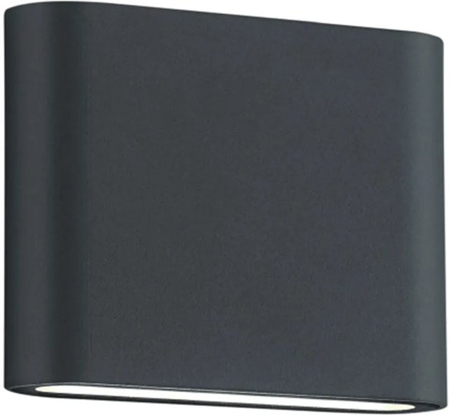 Trio LED-Wandleuchte Thames II in Anthrazit mit Up-and-Down-Lichteffekt aus Druckgussaluminium - Bild 1