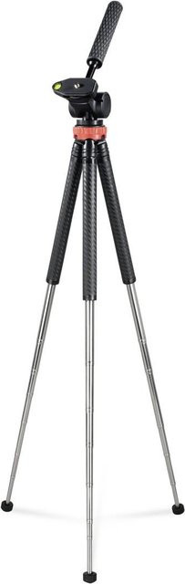 Hama Traveller Pro 106 2D Stativ für Smartphone, GoPro und Fotokameras in Schwarz und Rot - Bild 1