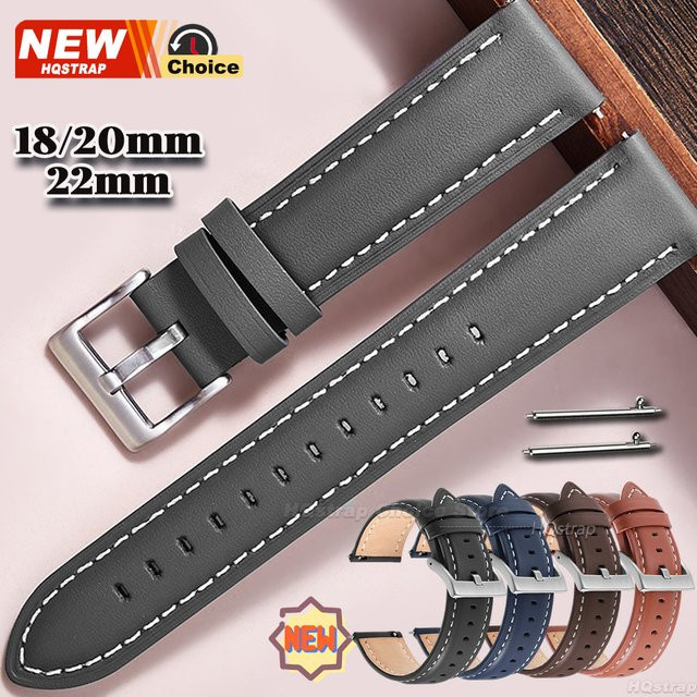 HQstrap Smartwatch-Armband Kalbsleder, Schwarz, Damen - Bild 1