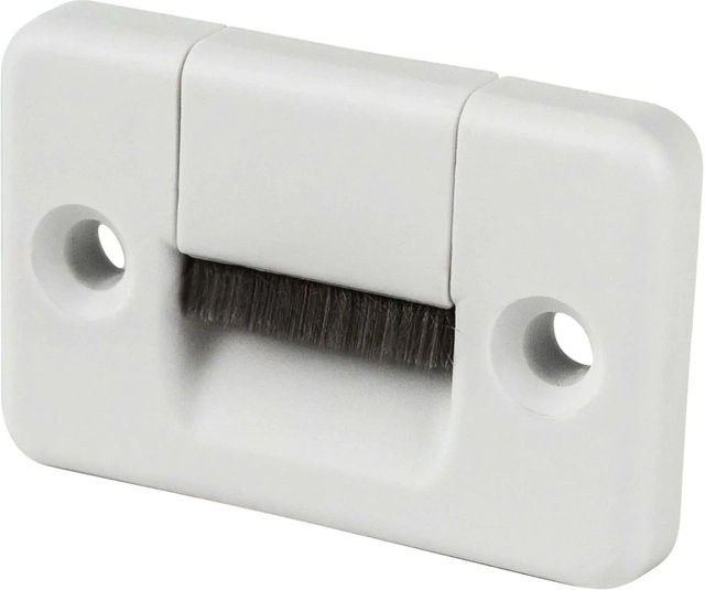 Bauheld Rollladen Gurtführung Eckig 23mm Weiß 5 Stück - Bild 1