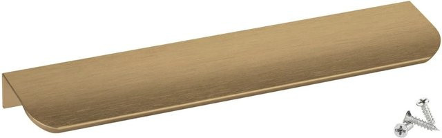 SO-TECH Griffleiste Blankett Tommy aus Aluminium in Messingoptik Gebürstet, B/H/T: 200 x 18 x 42 mm - Bild 1
