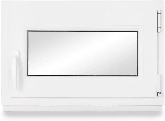 Neruli Kellerfenster 3-fach Verglasung Weiß, DIN Rechts, B: 65 cm, H: 60 cm - Bild 1