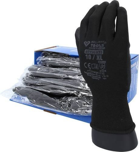 Brilliant Tools BT156933 Arbeitshandschuh in Schwarz, Größe XL, PU-beschichtet, EN 388 - Bild 1