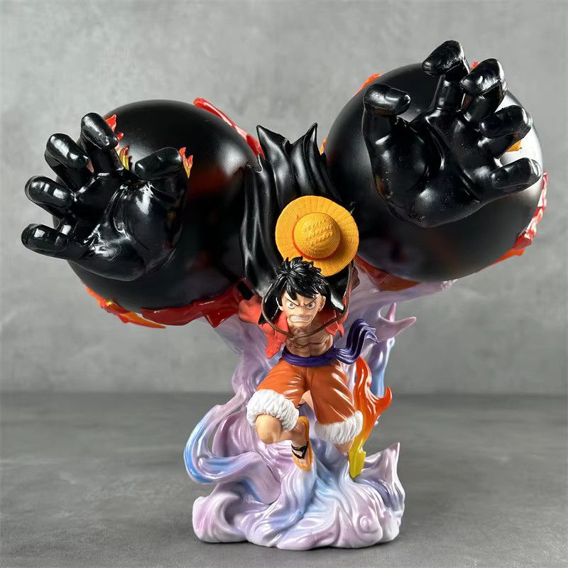 Bandai One Piece Ruffy Gear 3 Grizzly Magnum Anime Actionfigur aus PVC, Multicolor, Höhe: 20 cm - Bild 2