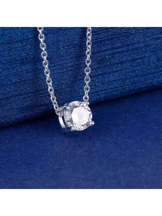 Halskette 925 Silber, Zirkonia, Damen - Bild 5