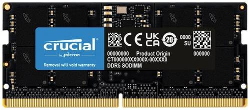 Crucial DDR5 Laptop-Arbeitsspeicher Modul 16GB 4800MHz SO-DIMM Schwarz - Bild 1