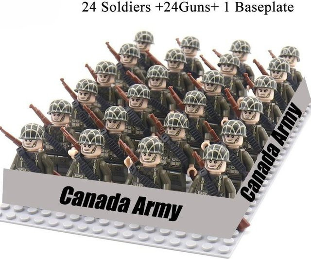 Militärische Zweiter Weltkrieg Bausteine Marine Corps humanoide Puppen, Wolf Warrior Spezialpolizei Spielzeug, ab 14 Jahren - Bild 1
