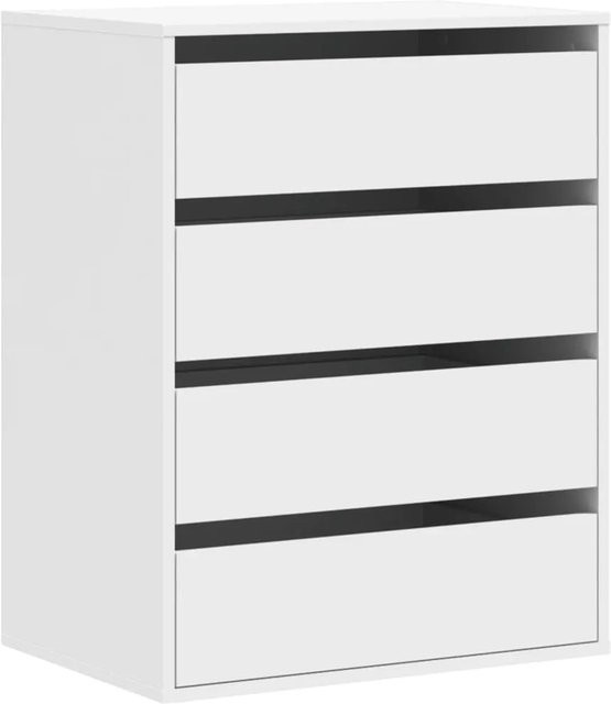 vidaXL Kommode Weiß aus Holzwerkstoff B/T/H: 60 x 41 x 76 cm - Bild 1