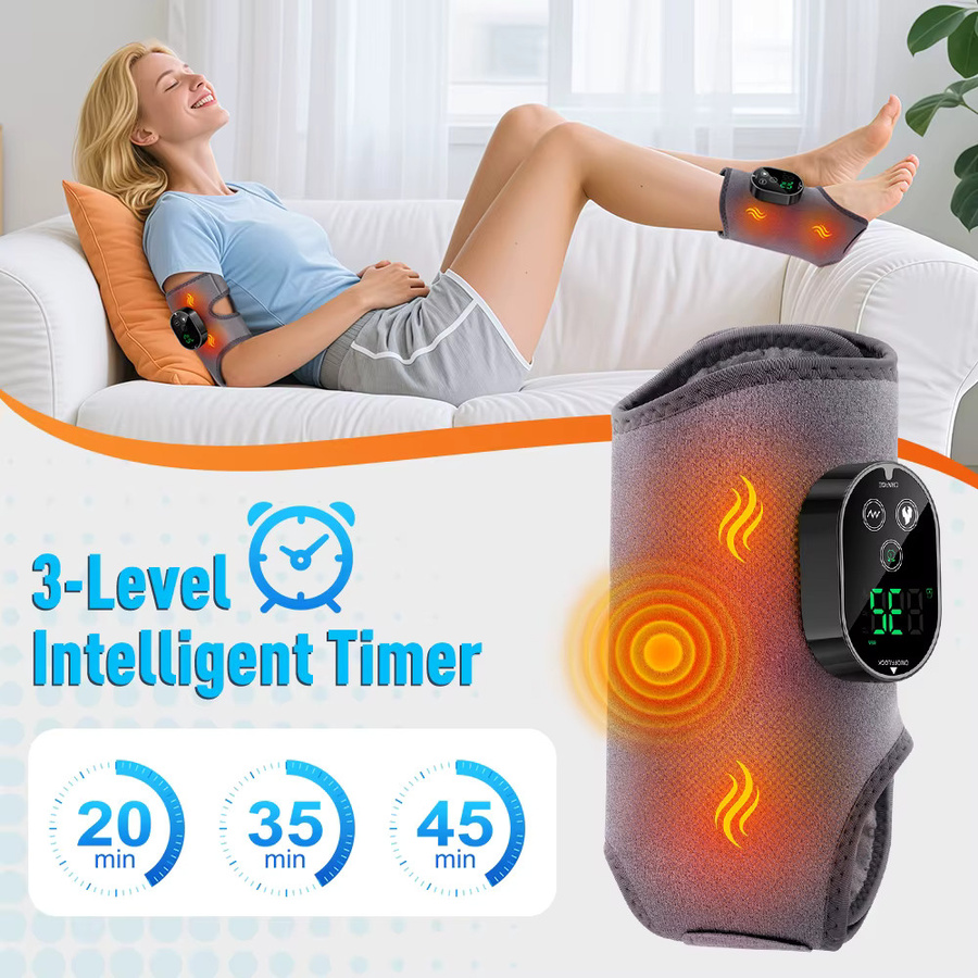 PASTSKY Elektrisches Heiz-Fußmassagegerät mit 3 Vibrationsstufen, 6 Heizstufen - Bild 5