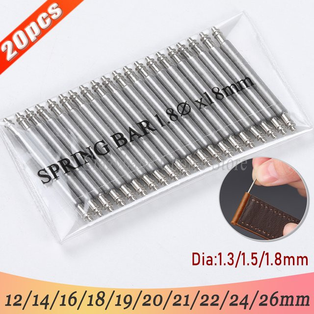 crazyband Federstege Edelstahl, Silber, 1,8 mm Durchmesser - Bild 1