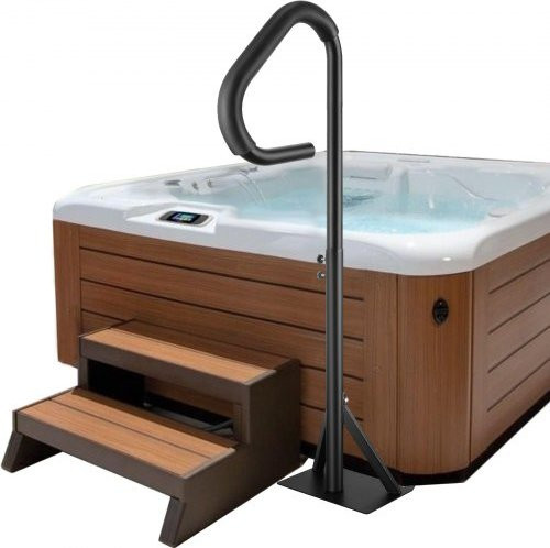 VEVOR Whirlpool-Handlauf aus Aluminiumlegierung höhenverstellbar 88,9–144,8 cm, rotierbares Spa-Geländer für den Innen- und Außenbereich mit 272,2 kg Tragfähigkeit - Bild 1
