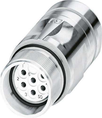 Phoenix Contact M23 Kupplungsteckverbinder CA-06S1N8A9008 in Silber - Bild 1