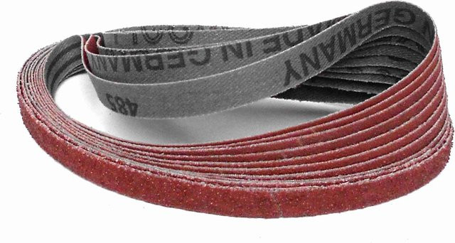Klingspor Schleifbänder CS310XF für Metall und Holz, Korn P80, B: 13 mm, L: 533 mm, 25 Stück - Bild 1