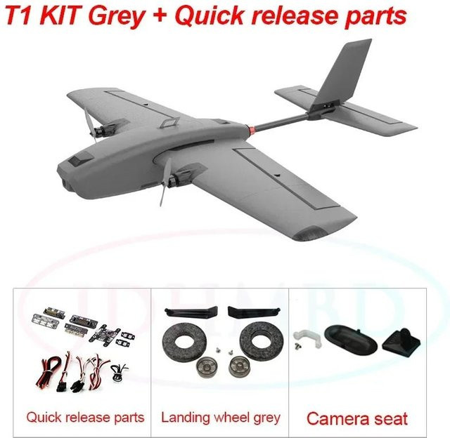 HEE WING T1 T-1 KIT/PNP EPP, Schaumstoff, Grau - Bild 1