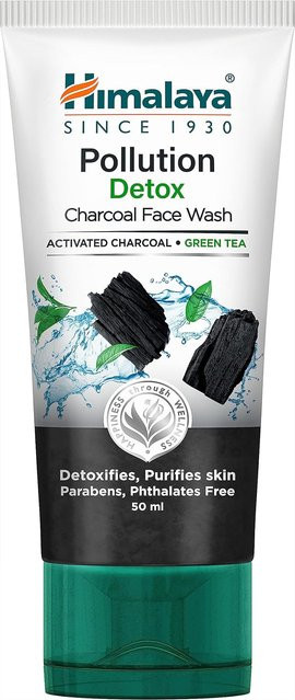 Himalaya Pollution Detox Charcoal Waschgel, 50 ml, Normale Haut - Bild 1