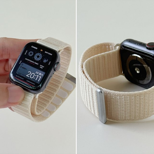 Uhrenarmband Textil/NATO, Unisex, Sportschlaufe für Apple Watch - Bild 1