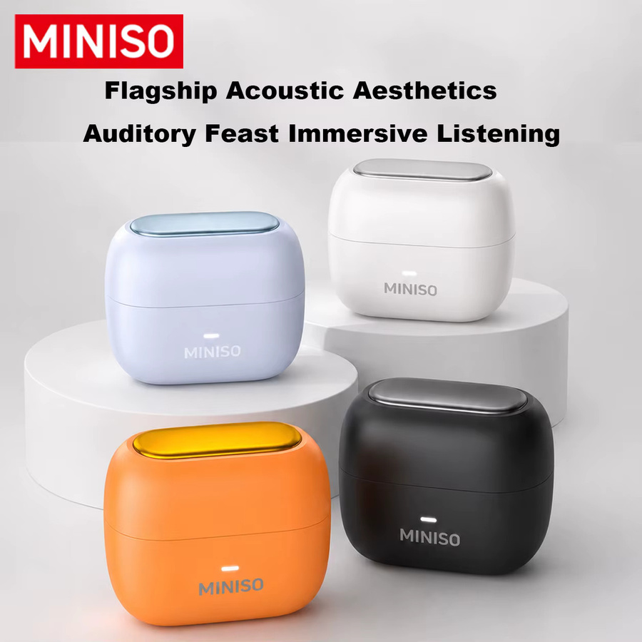 MINISO MS130 Kabellose Bluetooth In-Ear-Kopfhörer mit geringer Latenz und ENC in Schwarz - Bild 2