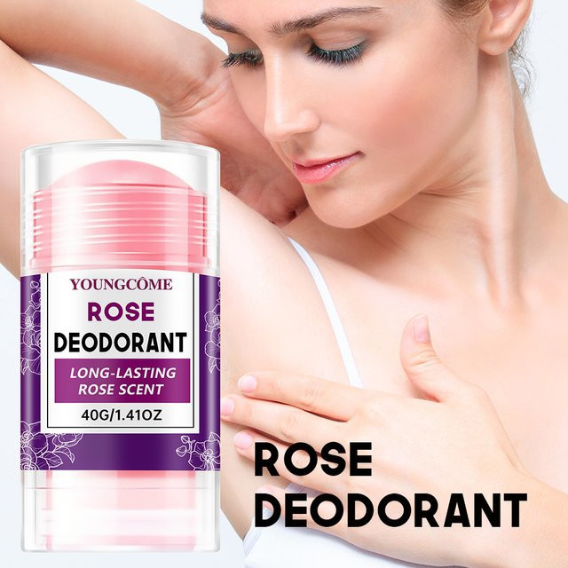 YOUNGCOME Deodorant Stick, Rose, Blumig, Unisex - Bild 1