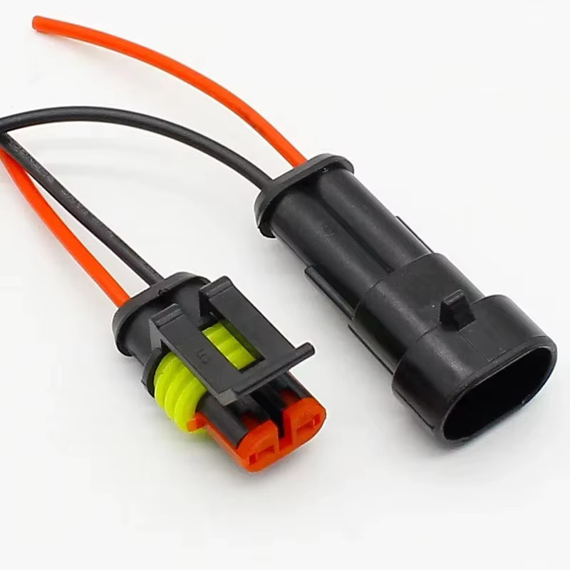 ELECAPITAL Wasserdichter Auto-Steckverbinder Set mit männlichen und weiblichen elektrischen Steckern in Schwarz - Bild 3
