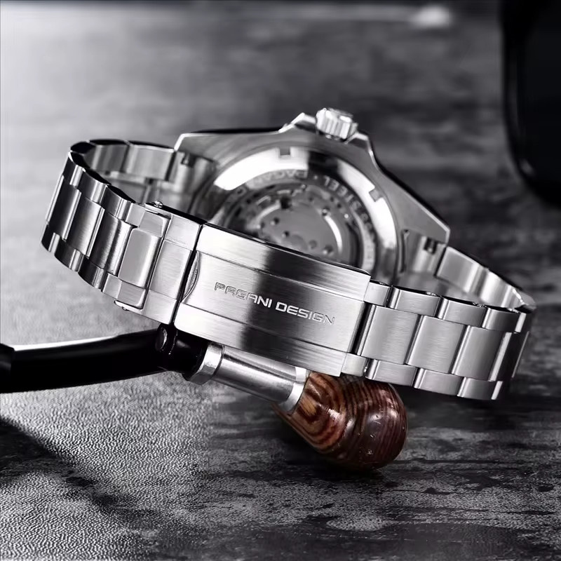 PAGANI DESIGN Armbanduhr, Automatik, Edelstahl, Saphirglas, 43 mm, Herren - Bild 5