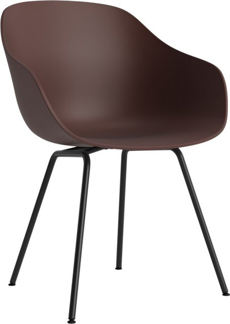 HAY About A Chair AAC 226 mit Armlehnen in Purple und mattem Stahlgestell im organischen Design - Bild 1