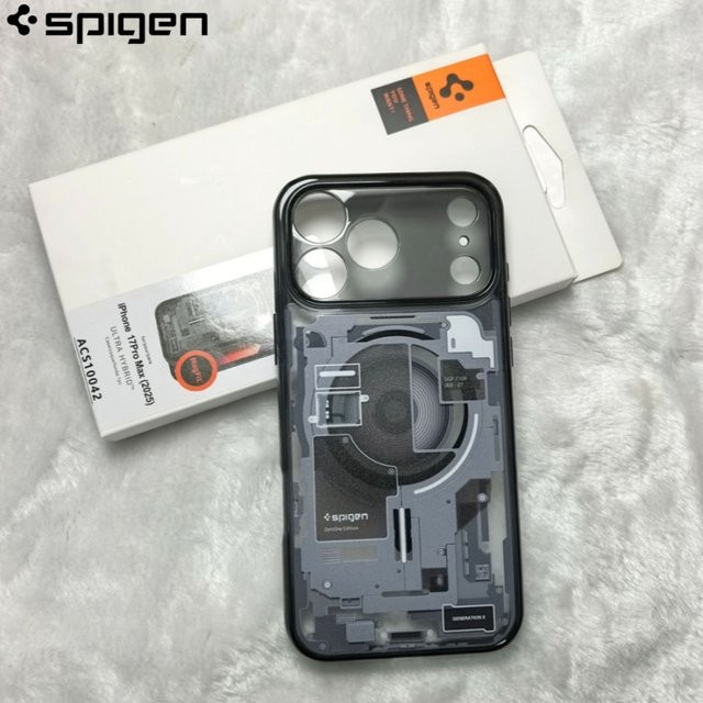 Spigen Air Ultra Hybrid MagFit Direct MagSafe Hülle für iPhone 17 Pro Max in Weiß - Bild 1