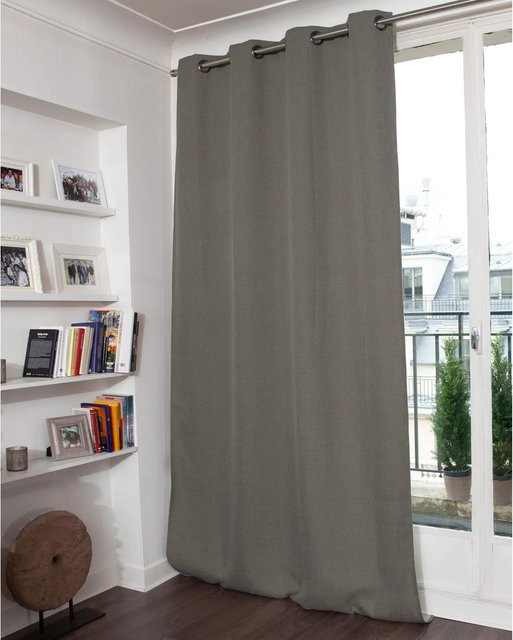 Moondream Verdunklungsvorhang Ösenschal Taupe B: 130 cm, H: 260 cm - Bild 1