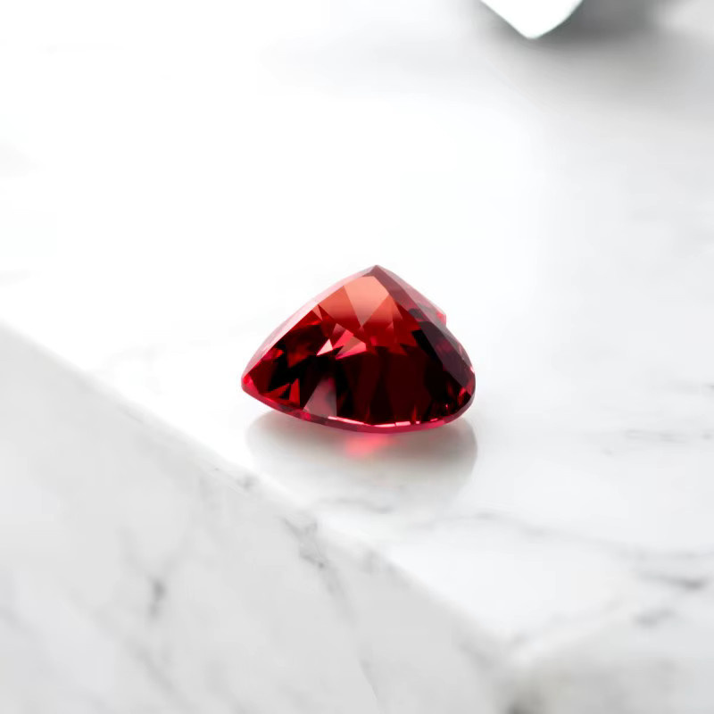 CHAOPAIZHIWU Ring, Saphir, rot - Bild 2
