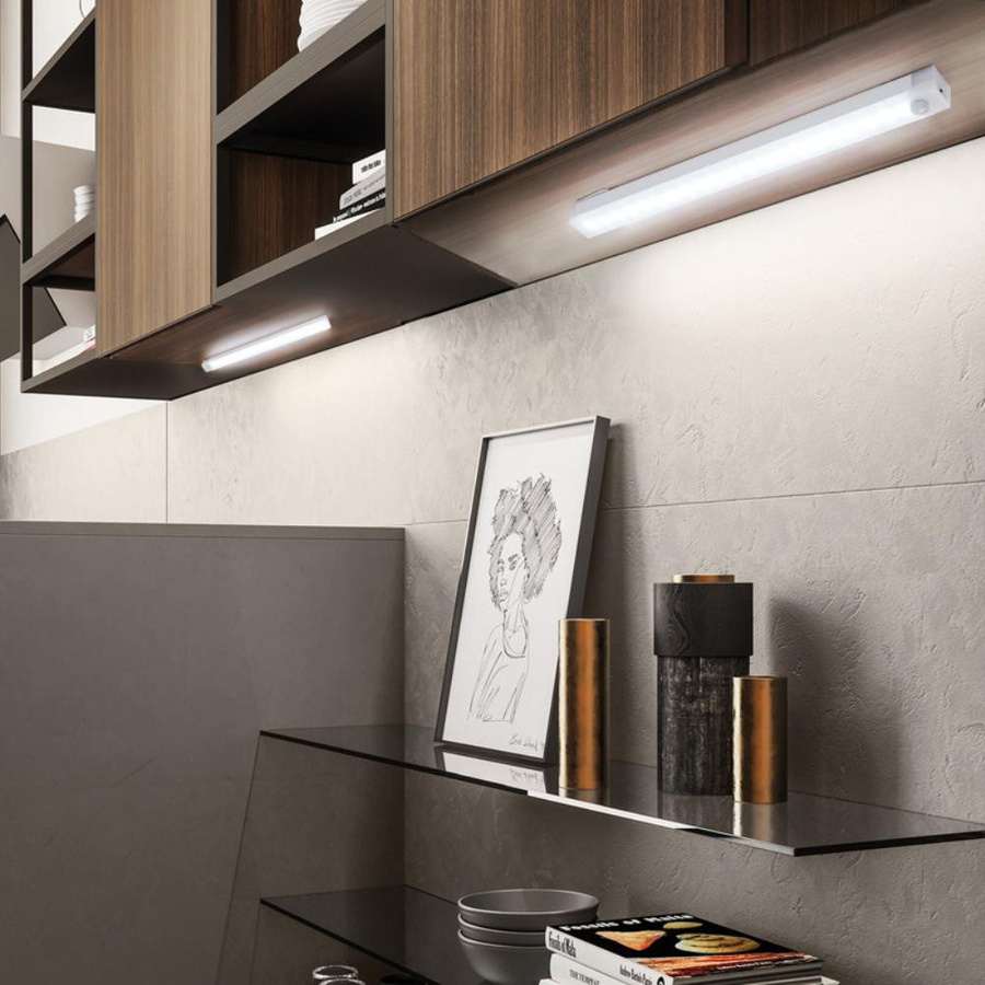 YJMP Super Lighting LED Nachtlicht mit Bewegungssensor, USB aufladbar, weiß, Breite: 50 cm - Bild 6