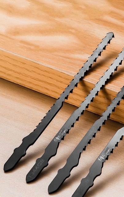 NIUXIANG Doppelseitige Sägeblätter in Schwarz für Holz, Metall und Kunststoff mit feinen und groben Zähnen - Bild 1