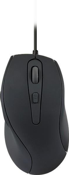 Speedlink AXON USB Maus, leise und antibakteriell, Schwarz - Bild 1