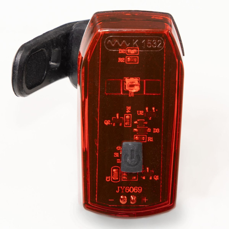 Qeridoo LED-Rücklicht in Rot mit 90° Adapter - Bild 1