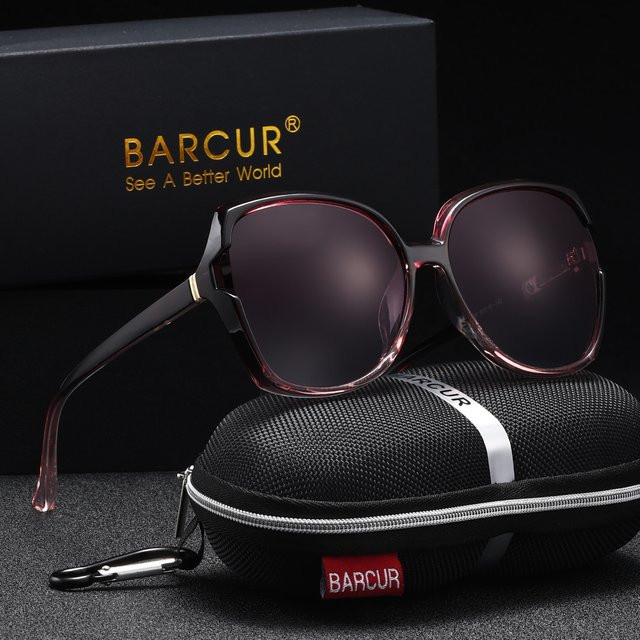 BARCUR Sonnenbrille, Vollrand, Square - Bild 1