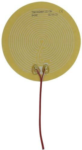 Thermo TECH Polyester Heizfolie 12V 3W in Gelb Durchmesser: 14 cm - Bild 1