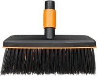 Fiskars QuikFit Allzweckbesen mit Borsten in Grau, Terrakotta und Schwarz, Breite: 26 cm - Bild 2